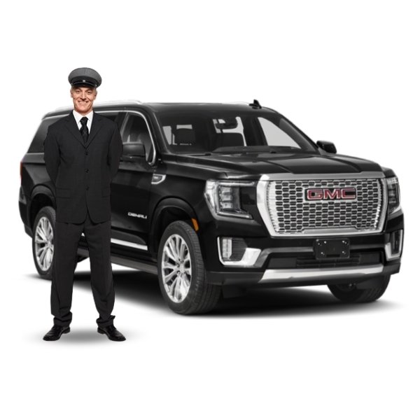 GMC full-size SUV with chauffeur